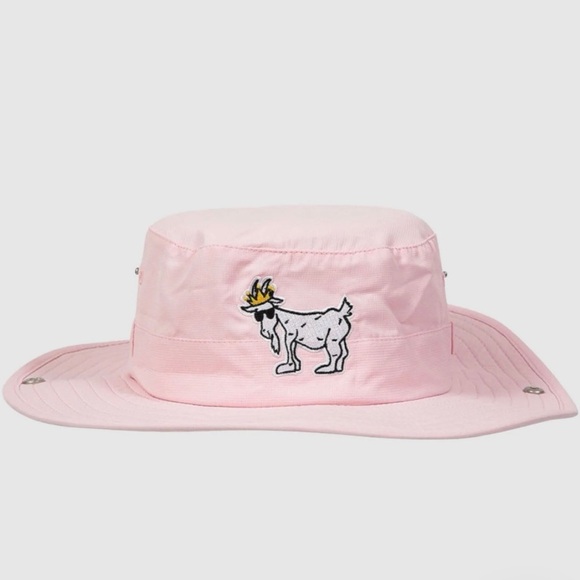 GOAT USA OG pink bucket hat & stickers! - Picture 2 of 9